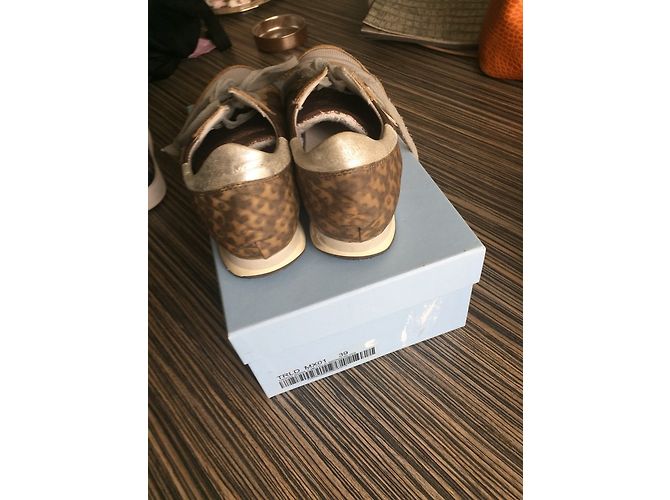 Philippe Model Sneaker aus silbernem Leder - Ansicht 5