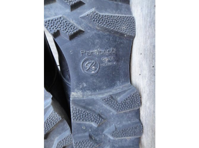 Stivaletti Paraboot in pelle e feltro nero - vista 8