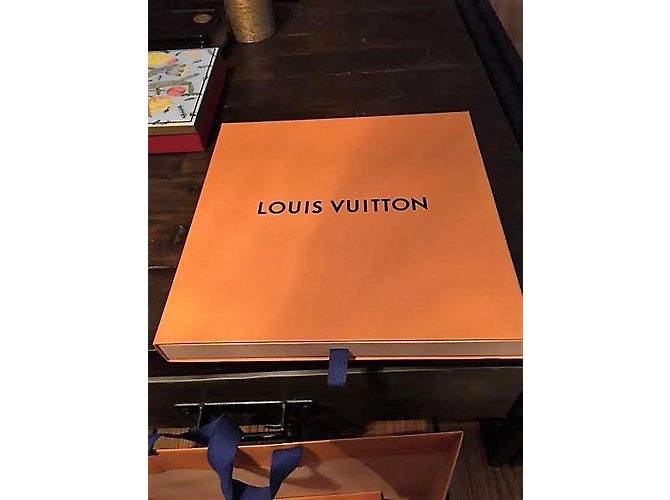 Foulard Louis Vuitton Optimal Cobalt in seta blu navy - vista 3