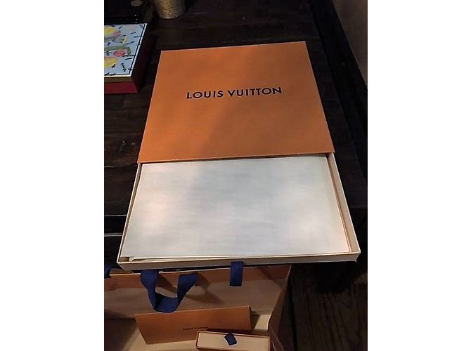 Foulard Louis Vuitton Optimal Cobalt in seta blu navy - vista 4