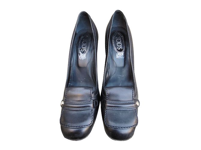 Tod's Pumps aus Leder Schwarz 9 cm Absatz - Ansicht 2