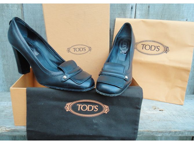 Tod's Pumps aus Leder Schwarz 9 cm Absatz - Ansicht 7