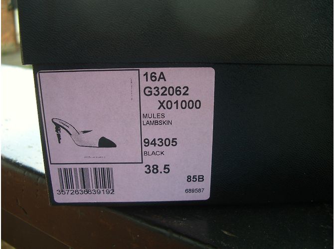 Chanel zuecos Negro - vista 9