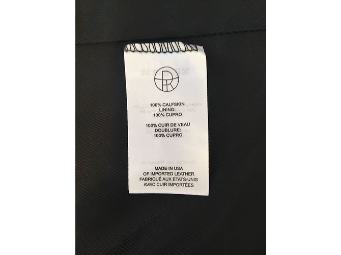 The row Leather coat - view 7