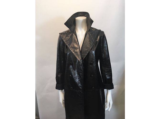 The row Leather coat - view 9