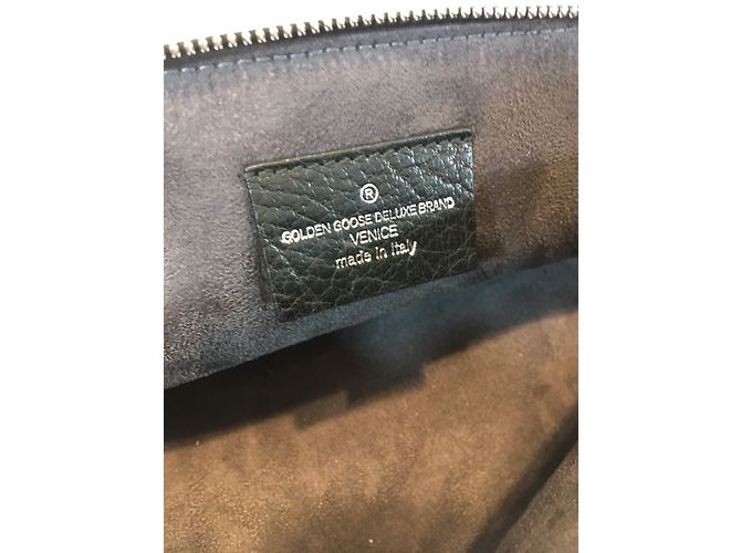 Neceser Golden Goose de cuero negro - vista 5