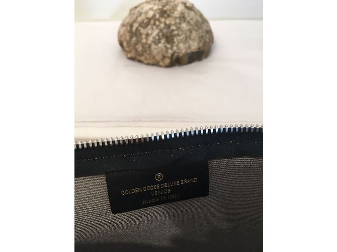 Golden Goose iPad case golden polyester - view 2