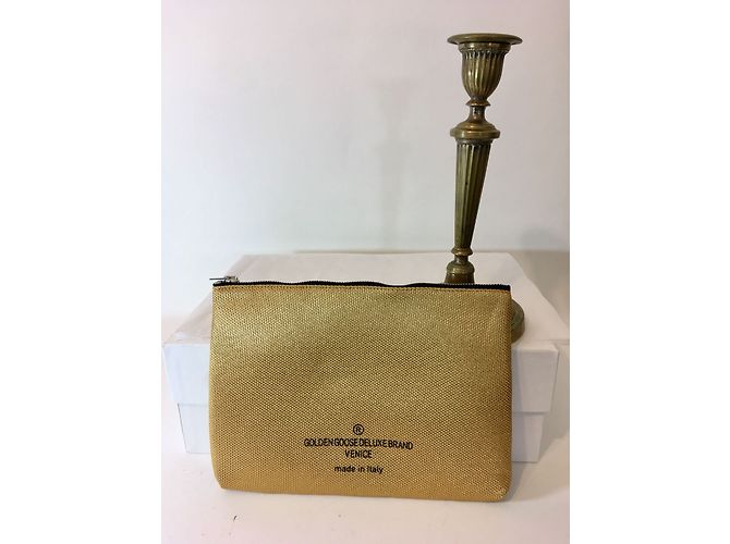 Golden Goose iPad case golden polyester - view 3