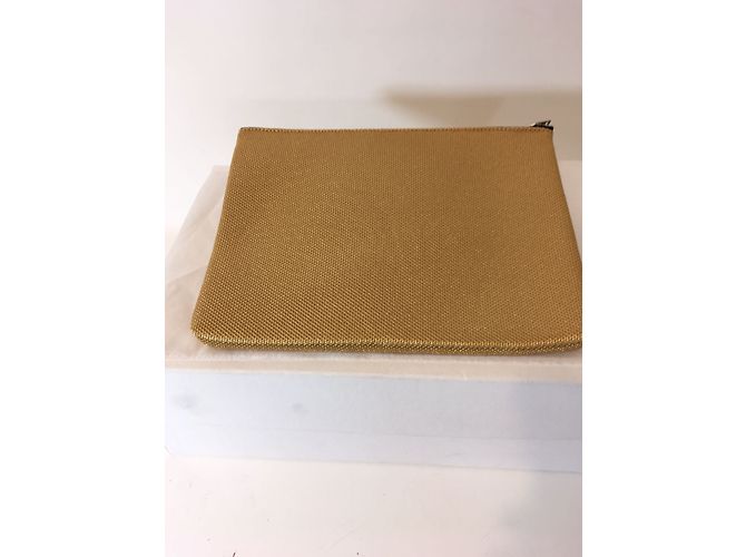 Golden Goose iPad case golden polyester - view 4