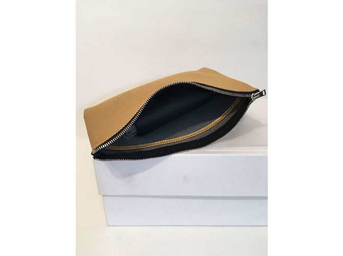 Golden Goose iPad case golden polyester - view 6