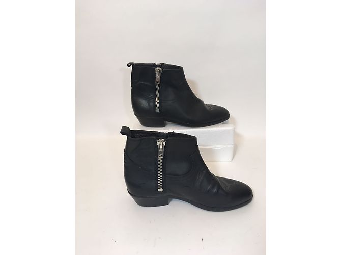 Stivaletti Golden Goose in pelle nera 38 Nero - vista 8
