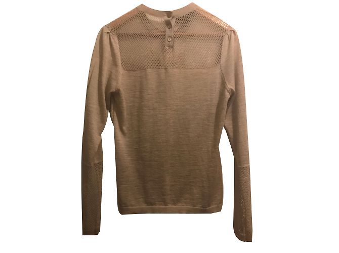 Top de cachemira Burberry beige - vista 2