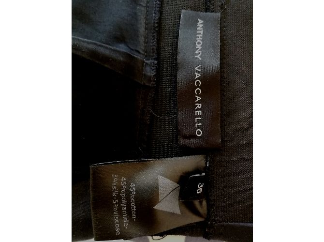 Anthony Vaccarello Mini vestido Negro - vista 4