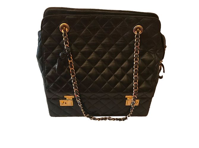 Borsa Chanel in pelle trapuntata nera Nero - vista 2