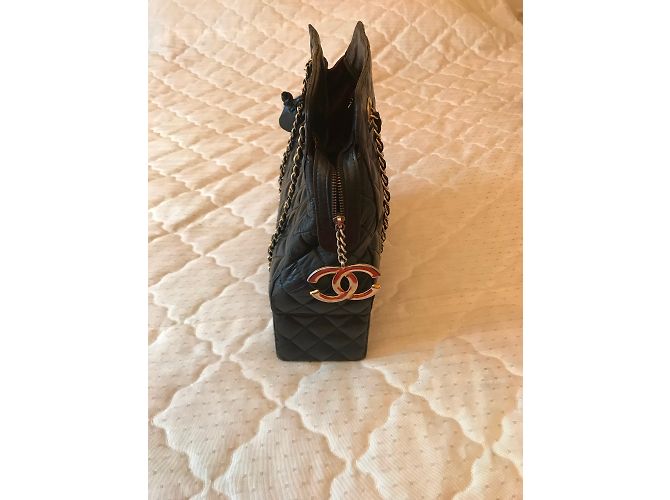 Borsa Chanel in pelle trapuntata nera Nero - vista 3