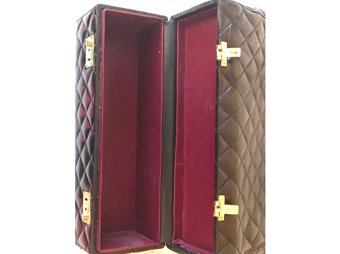 Borsa Chanel in pelle trapuntata nera Nero - vista 6