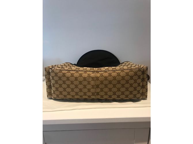 Borsa per pannolini Gucci Marrone in Tela - vista 5