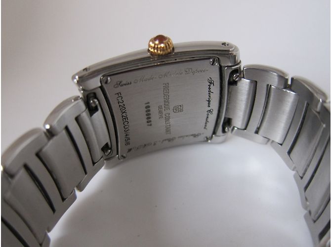 Relógio Frederique Constant com mostrador e caixa de diamantes Dourado - vista 3