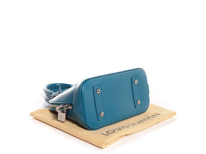 Louis Vuitton Alma Handtasche aus blauem Epi Leder - Ansicht 2
