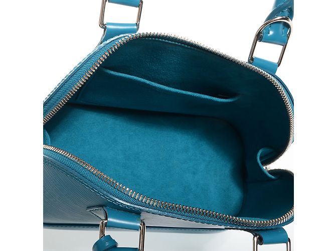 Louis Vuitton Alma Handtasche aus blauem Epi Leder - Ansicht 3