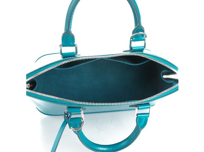 Louis Vuitton Alma Handtasche aus blauem Epi Leder - Ansicht 4