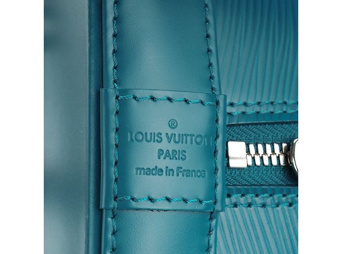 Louis Vuitton Alma Handtasche aus blauem Epi Leder - Ansicht 5