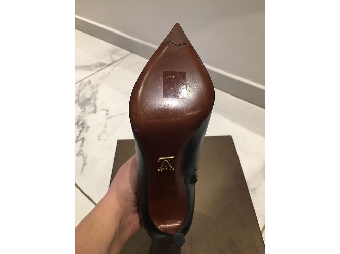 Stivaletti Louis Vuitton in pelle nera 36,5 Nero - vista 4