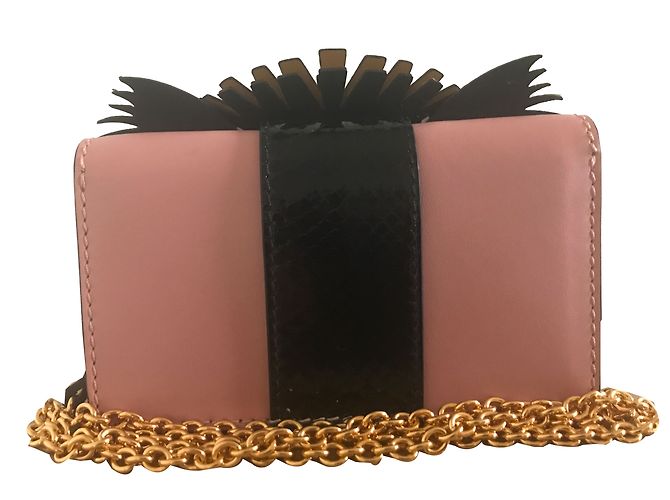 Bolso de mano Burberry Beast Mini Python de piel Multicolor - vista 2