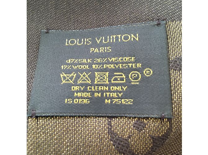 Louis Vuitton Bufanda clásica del monograma Castaño - vista 2