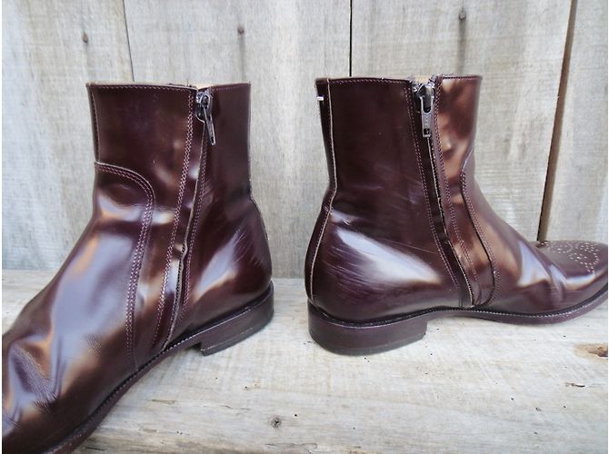 Botines Maison Martin Margiela Charol Marrón Oscuro - vista 6
