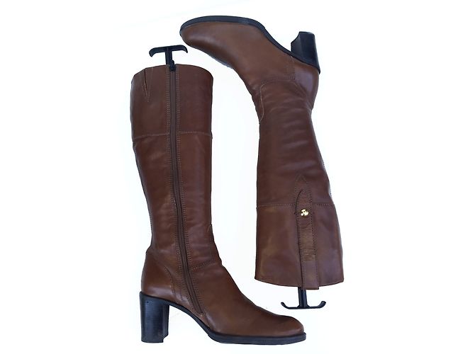 Geox Botas de couro marrom - vista 4