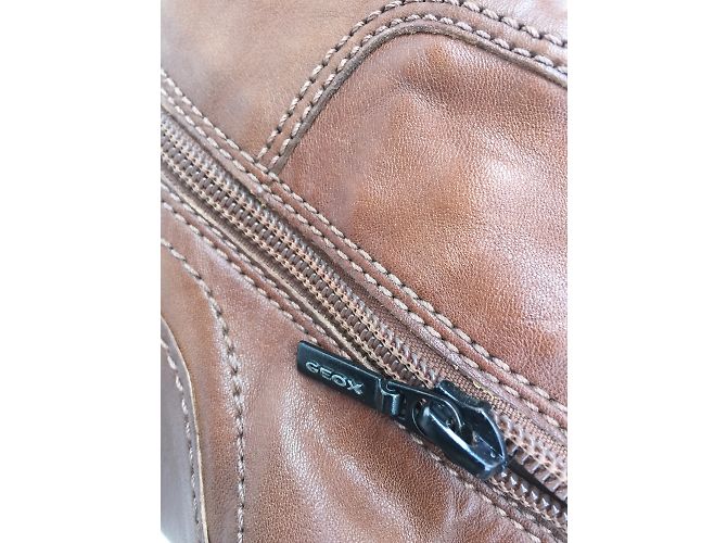 Geox Botas de couro marrom - vista 5