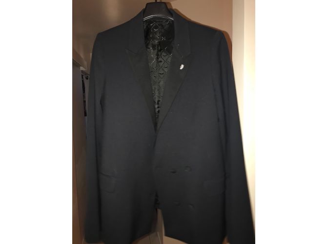 Zadig & Voltaire Black Wool Crossover Jacket - view 3
