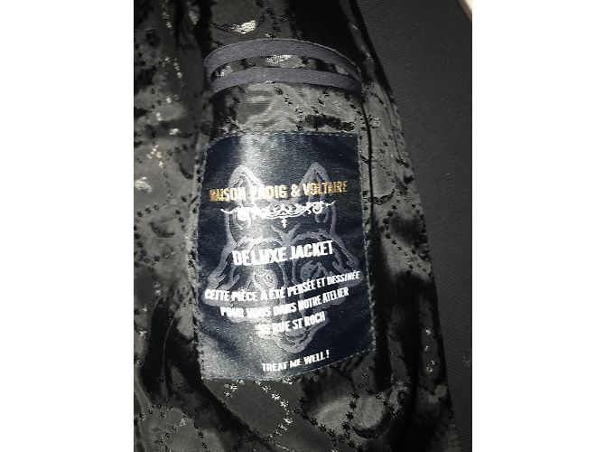 Zadig & Voltaire Black Wool Crossover Jacket - view 6