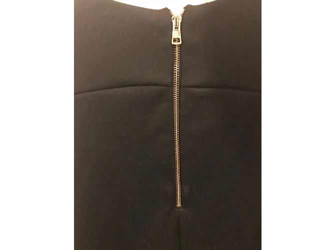 Chloé Kleid aus schwarzer Wolle - Ansicht 11