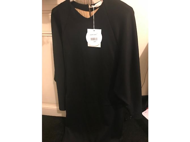 Chloé Kleid aus schwarzer Wolle - Ansicht 7