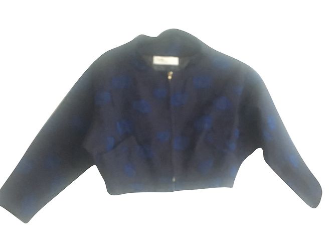 Chaqueta brocada azul Toga Archives Negro - vista 2
