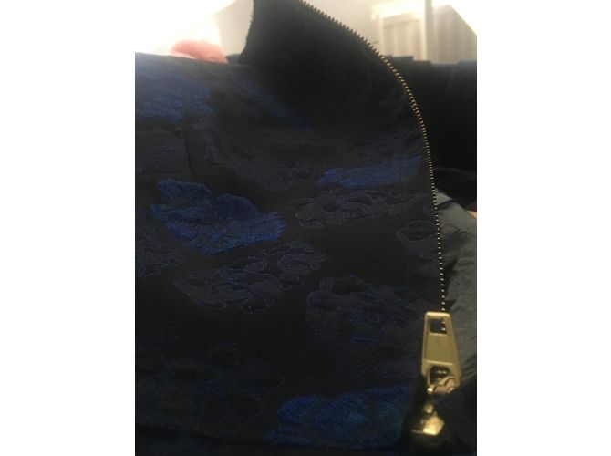 Chaqueta brocada azul Toga Archives Negro - vista 5