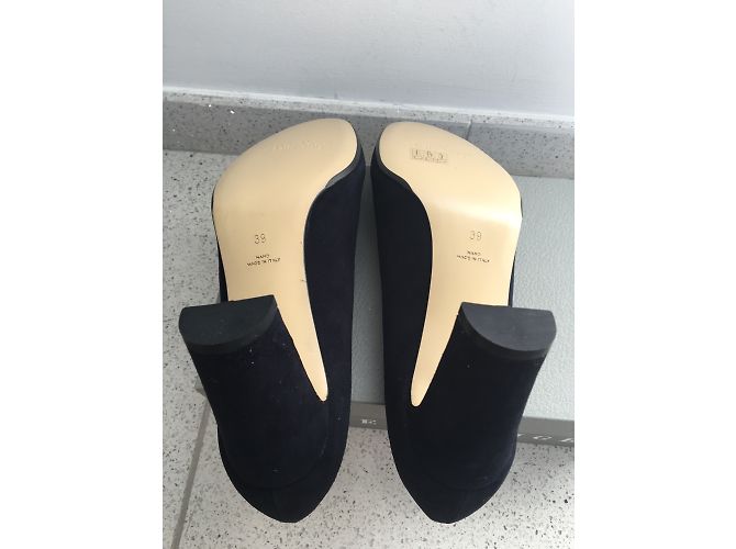 Walter Steiger Pumps Navy Blau Hirschleder Größe 39 Marineblau - Ansicht 5