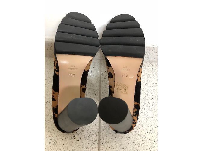 Walter Steiger Ponyhaut Absatzschuhe Dunkelbraun - Ansicht 4
