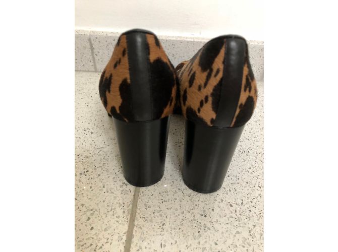 Walter Steiger Ponyhaut Absatzschuhe Dunkelbraun - Ansicht 5