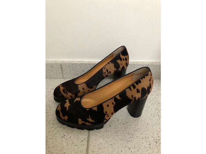 Walter Steiger Ponyhaut Absatzschuhe Dunkelbraun - Ansicht 6