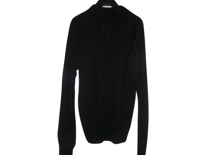 Versace Pullover Schwarz aus Merinowolle Herren M - Ansicht 2