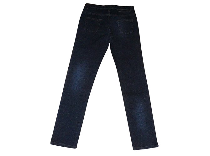 Jeans Slim Marithé et François Girbaud Blu Navy - vista 2