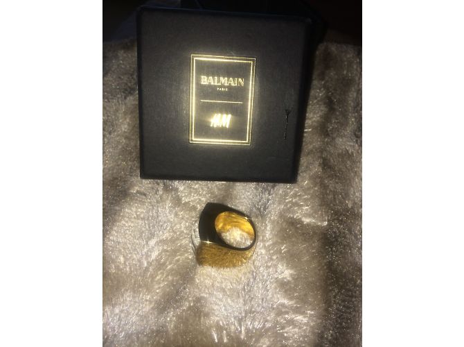 Balmain pour H&M Spiegelring Gold Golden - Ansicht 2
