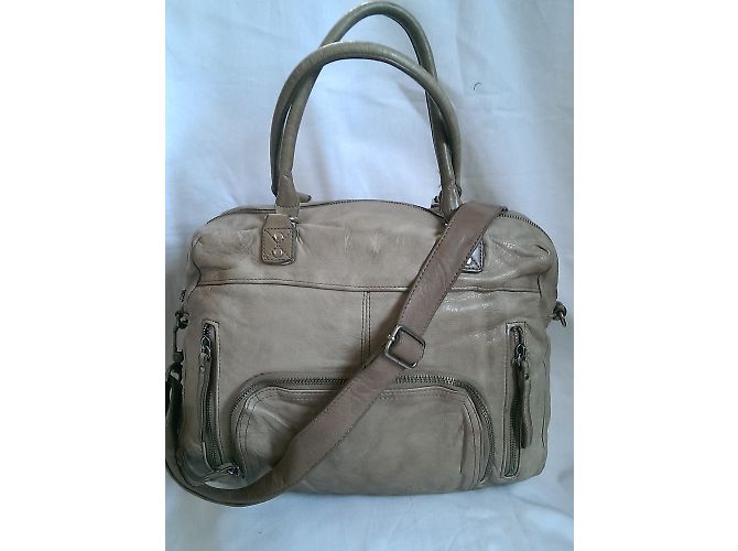 Nat & Nin Borsa Macy in Pelle Color Acacia - vista 12