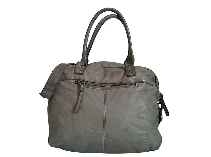 Nat & Nin Borsa Macy in Pelle Color Acacia - vista 2