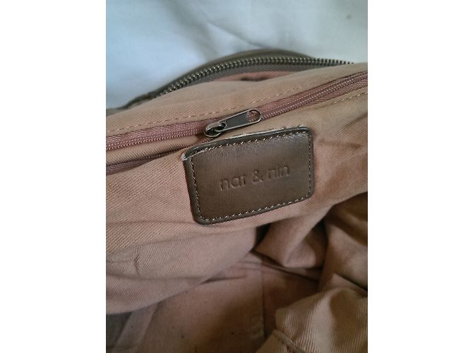 Nat & Nin Borsa Macy in Pelle Color Acacia - vista 3