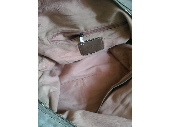 Nat & Nin Borsa Macy in Pelle Color Acacia - vista 5