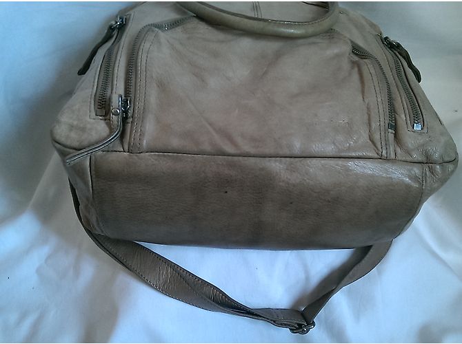 Nat & Nin Borsa Macy in Pelle Color Acacia - vista 8